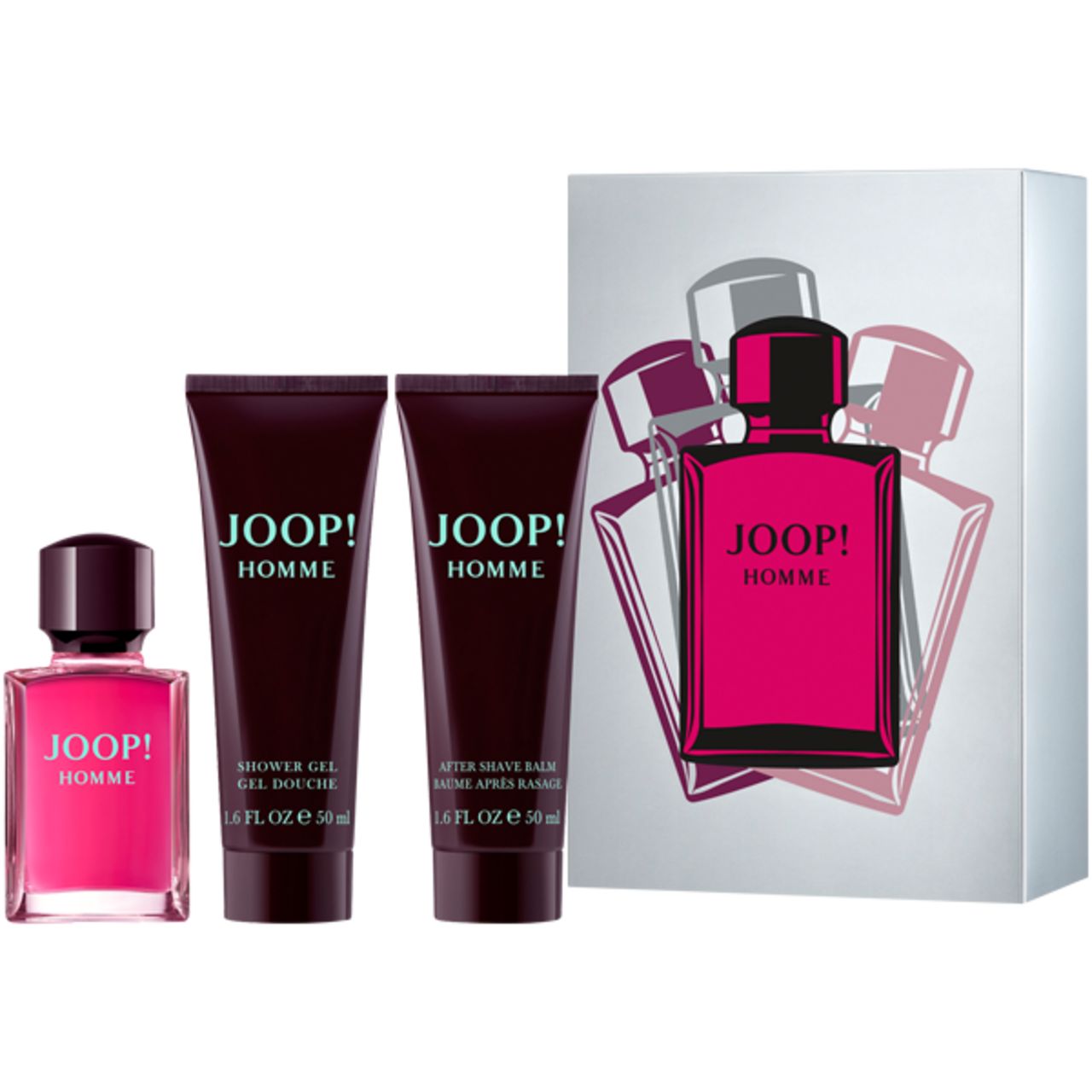 Joop!, Homme Set = E.d.T. Nat. Spray 30 ml + After Shave Balm 50 ml + Shower Gel 50 ml