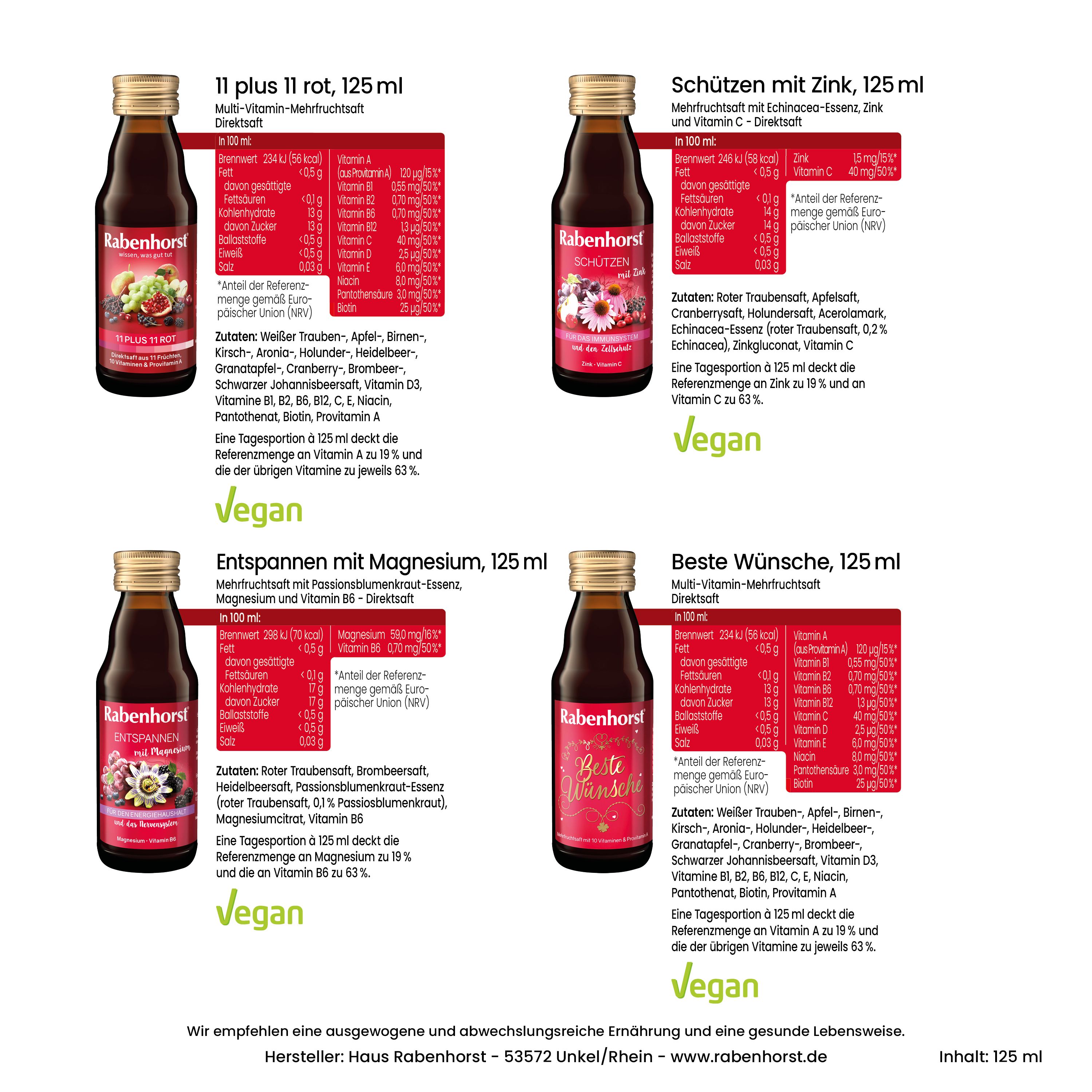 RABENHORST Saft Adventskalender 2026