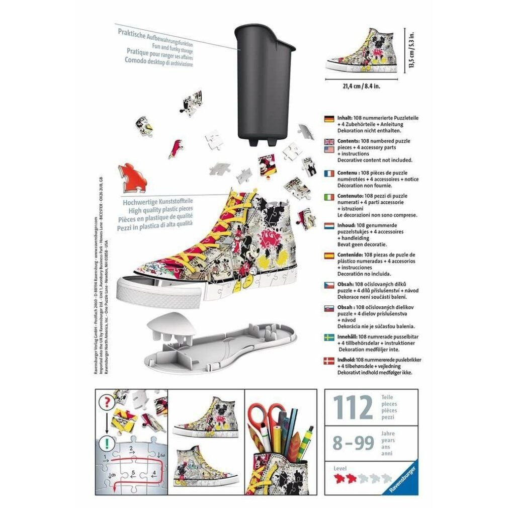 ravensburger 3D-Puzzle Keck Mickey Mouse 108 Teile