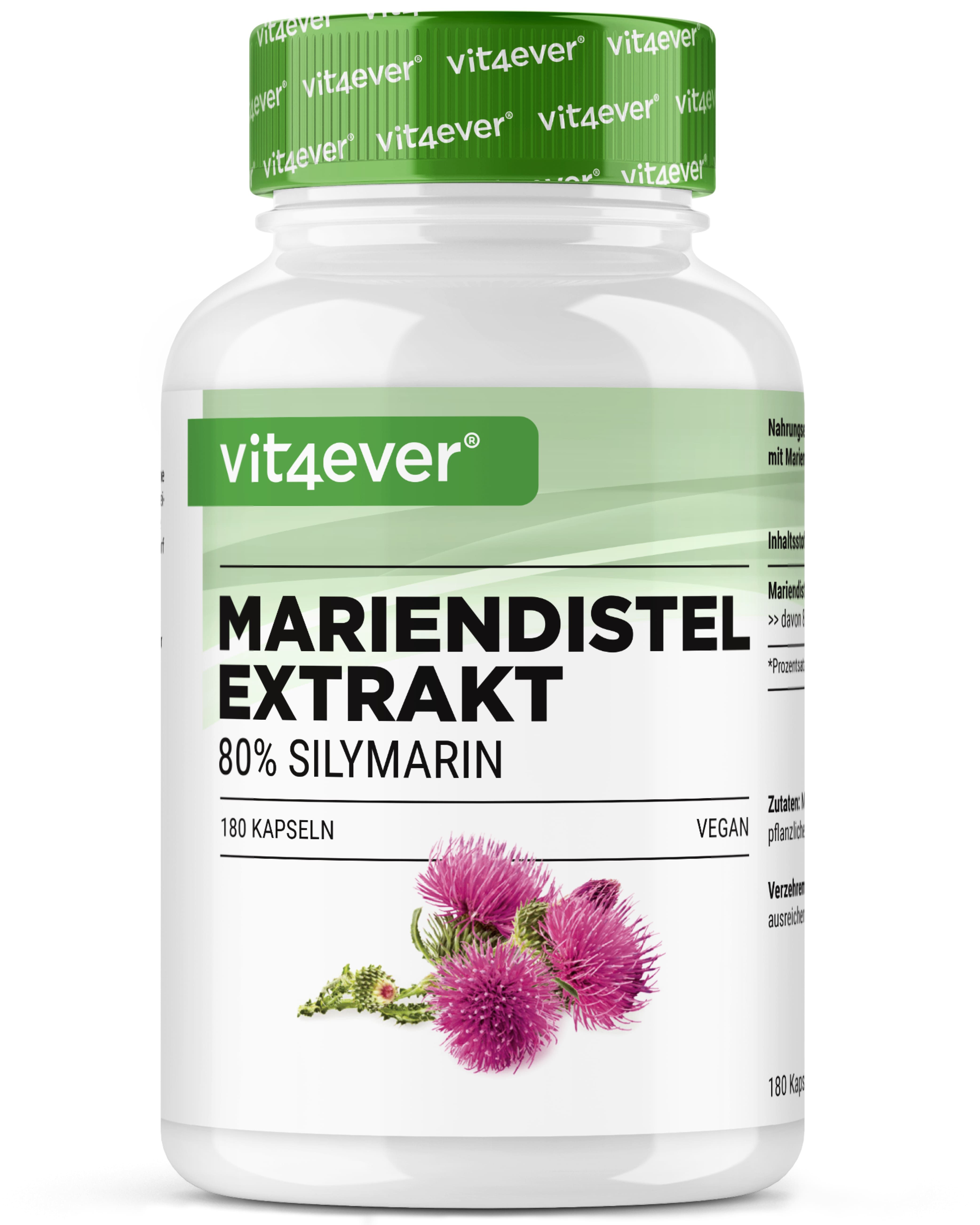 vit4ever Mariendistel Extrakt 500