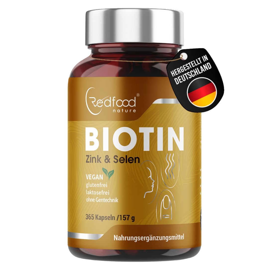 Redfood® Biotin Gold 365 St Kapseln