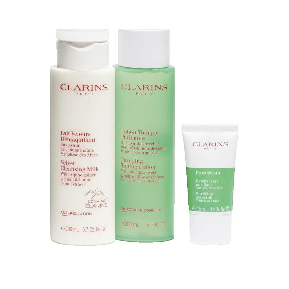 Clarins Pflege-Set für Mischhaut und fettige Haut