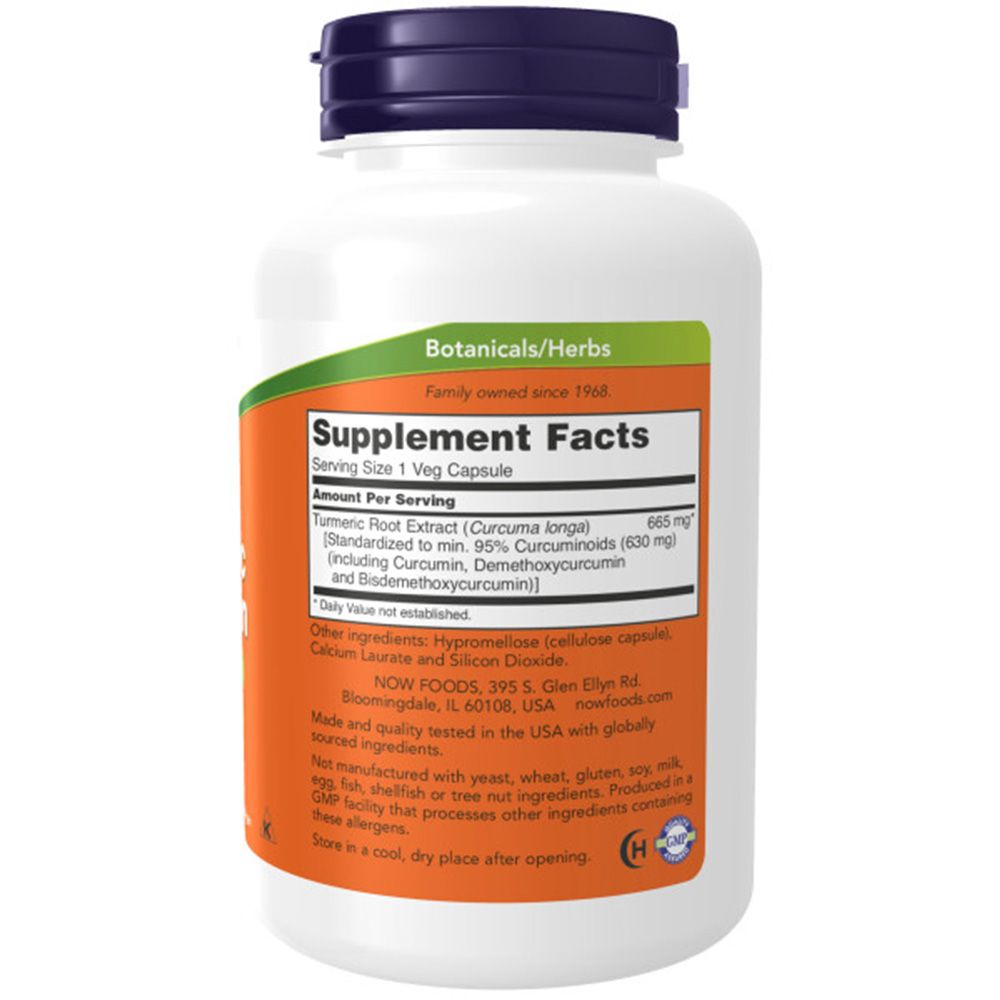 Now Foods, Turmeric Curcumin
