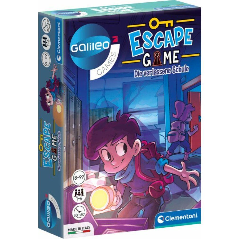 Clementoni Escape Game - La scuola abbandonata, party game