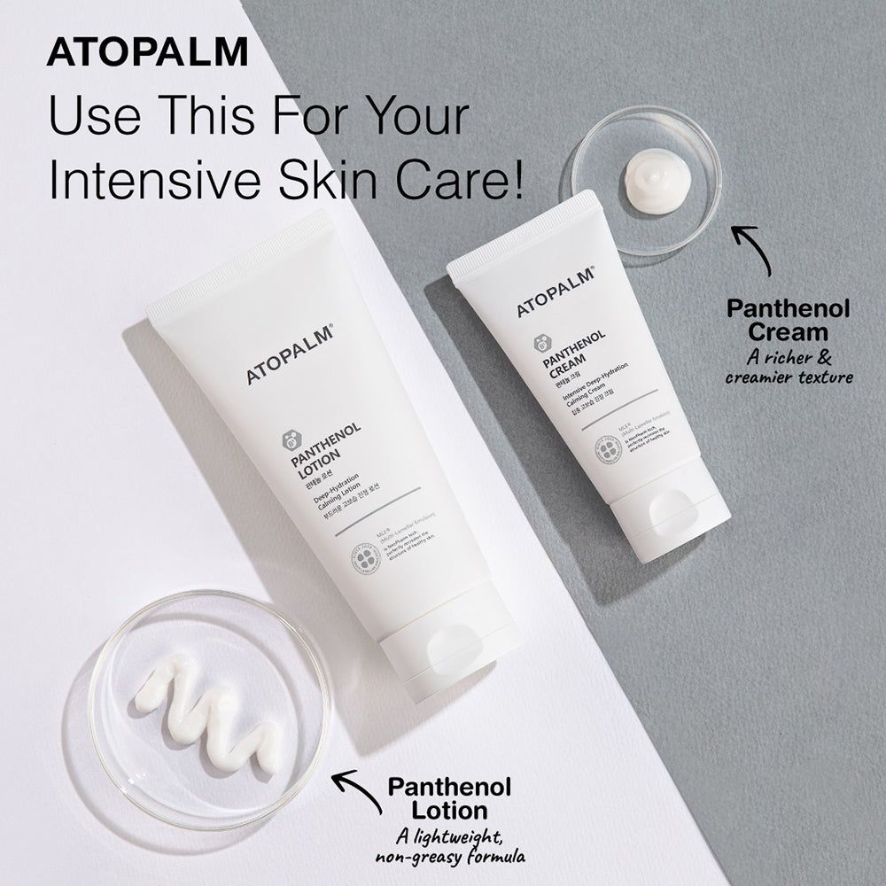 ATOPALM MLE Panthenol Lotion Deep Hydrating, Calming Face lotion