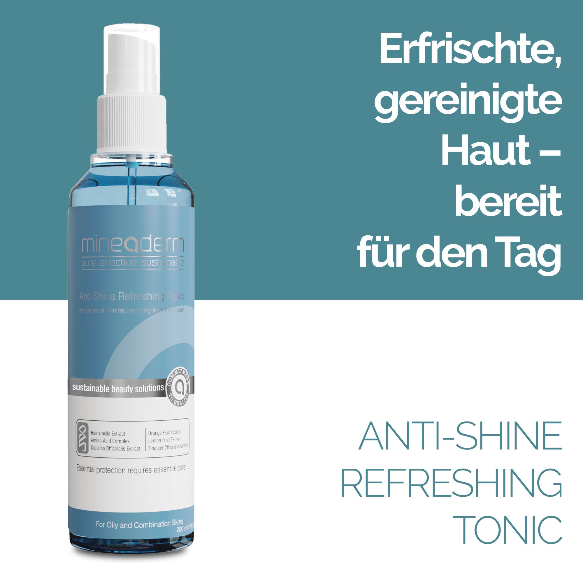 Mineaderm Anti-Shine Refreshing Facial Tonic