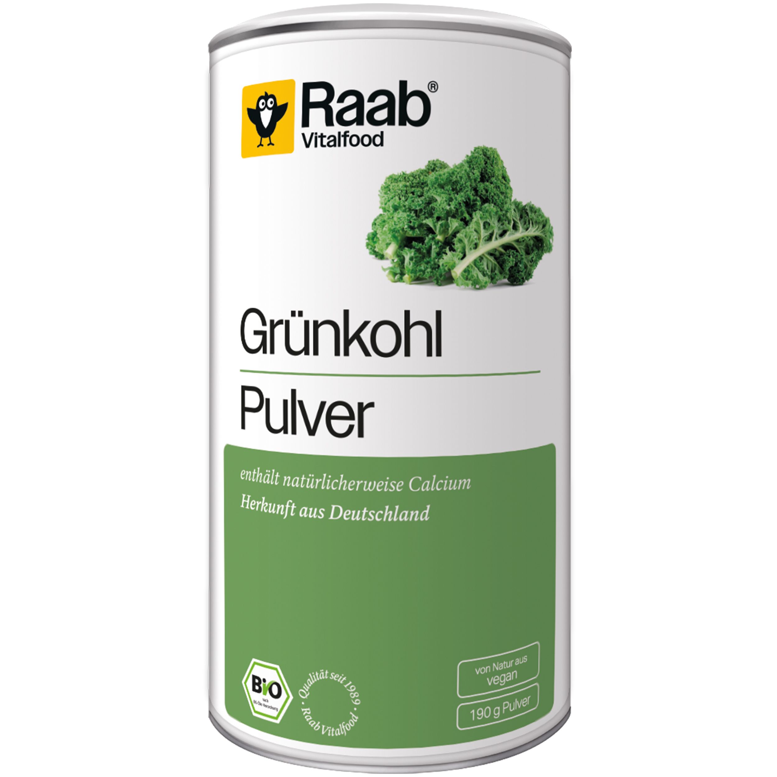 Raab Vitalfood® Bio Grünkohl Pulver
