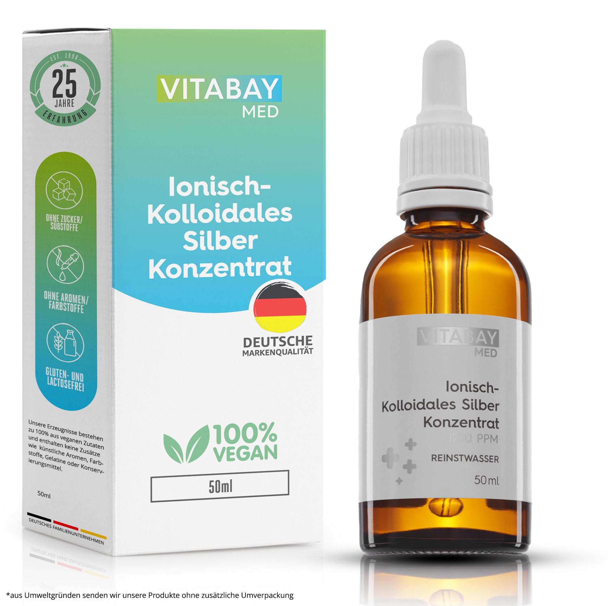 Vitabay Kolloidales Silber Konzentrat 1200 PPM