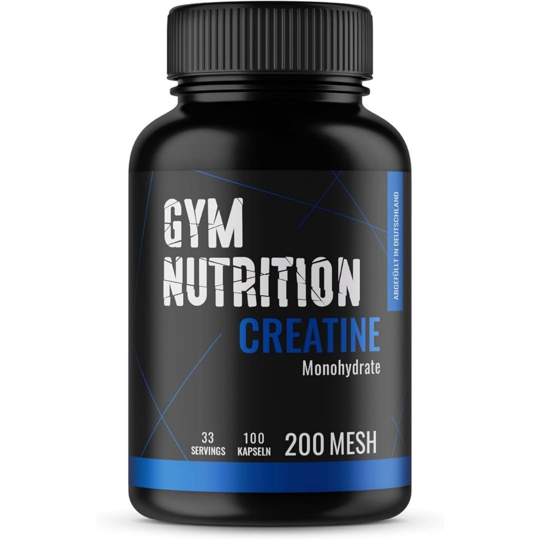Gym Nutrition Kreatin Monohydrat Kapseln 100 St