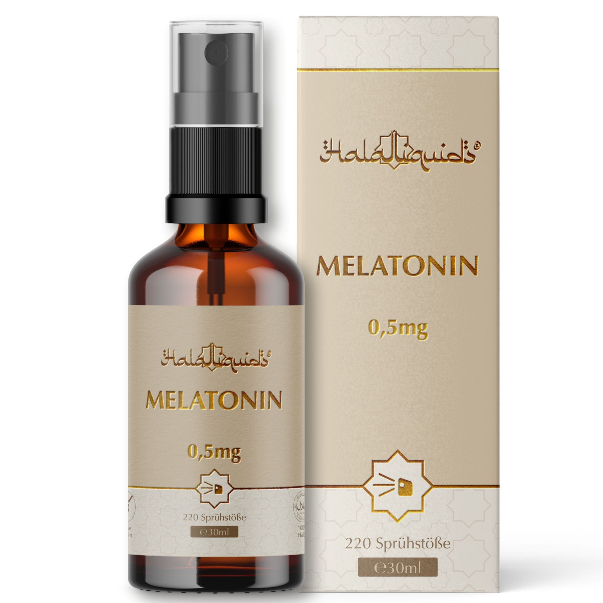 Halal Food - Melatonin Tropfen mit Pflanzenstoffen 30 ml zum Einnehmen