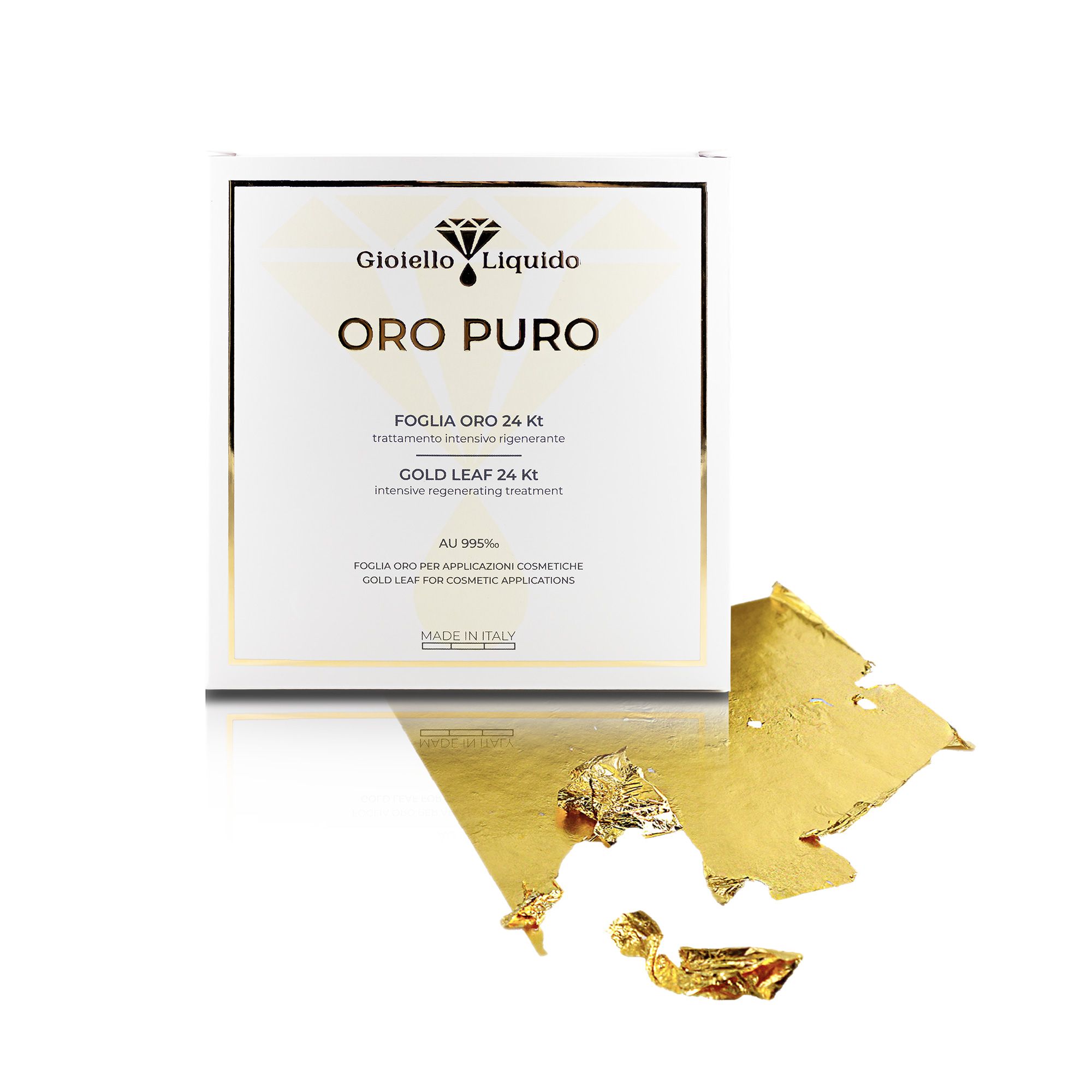 Gioiello Liquido 24 Kt Blattgold "Pure Gold"