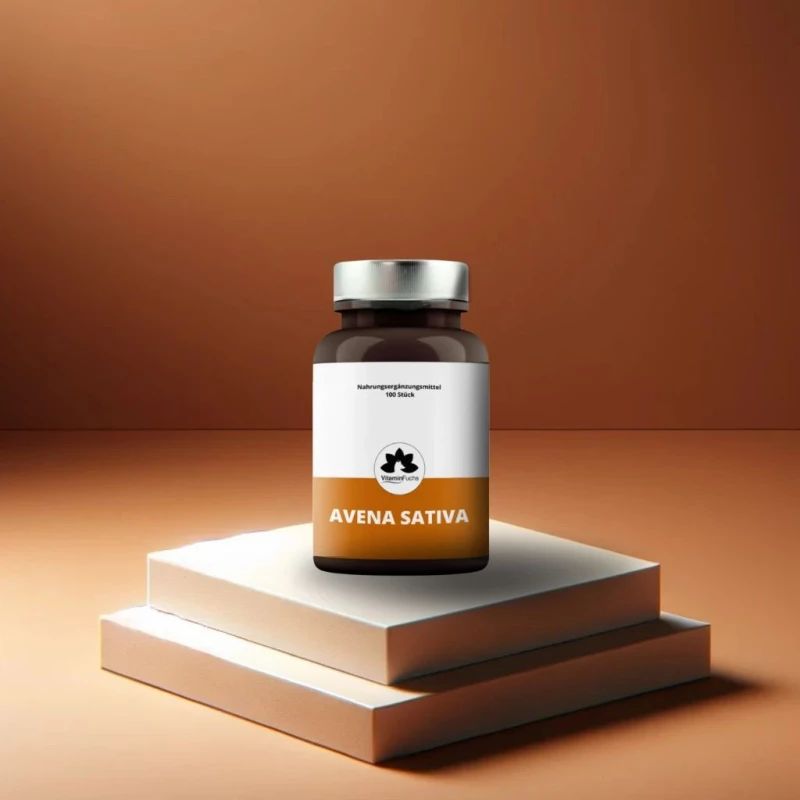 Avena Sativa Kautabletten mit Zink Hochdosiert von VitaminFuchs