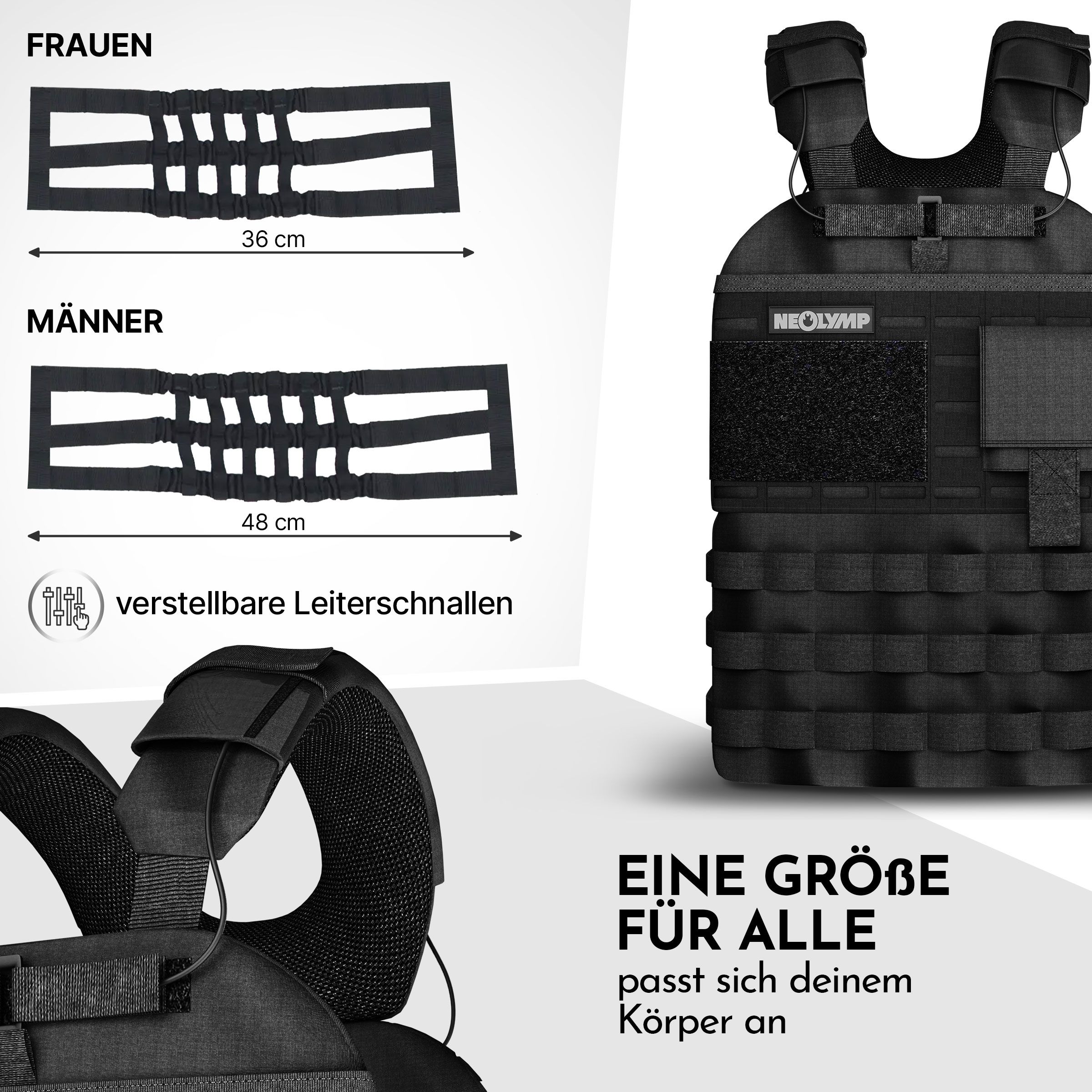NEOLYMP Gewichtsweste 20 KG