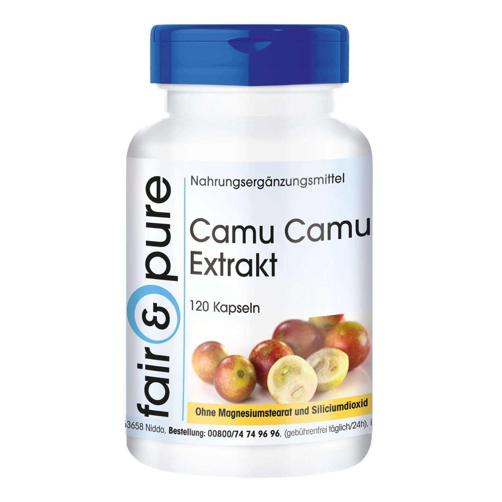 fair - pure | Camu Extrakt 500mg schluckfreundlich 120 St