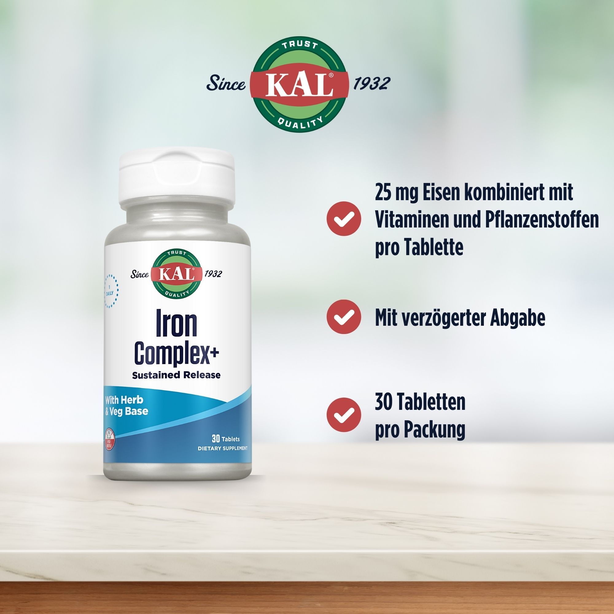 KAL EisenComplex+ verz. Abgabe 25 mg
