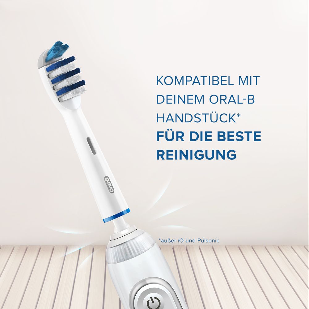 Oral-B - Aufsteckbürsten "TriZone" in Weiß