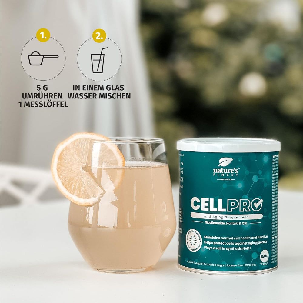 Nature's Finest Cell PRO (Anti age) mit Nicotinamid und Coenzym Q10