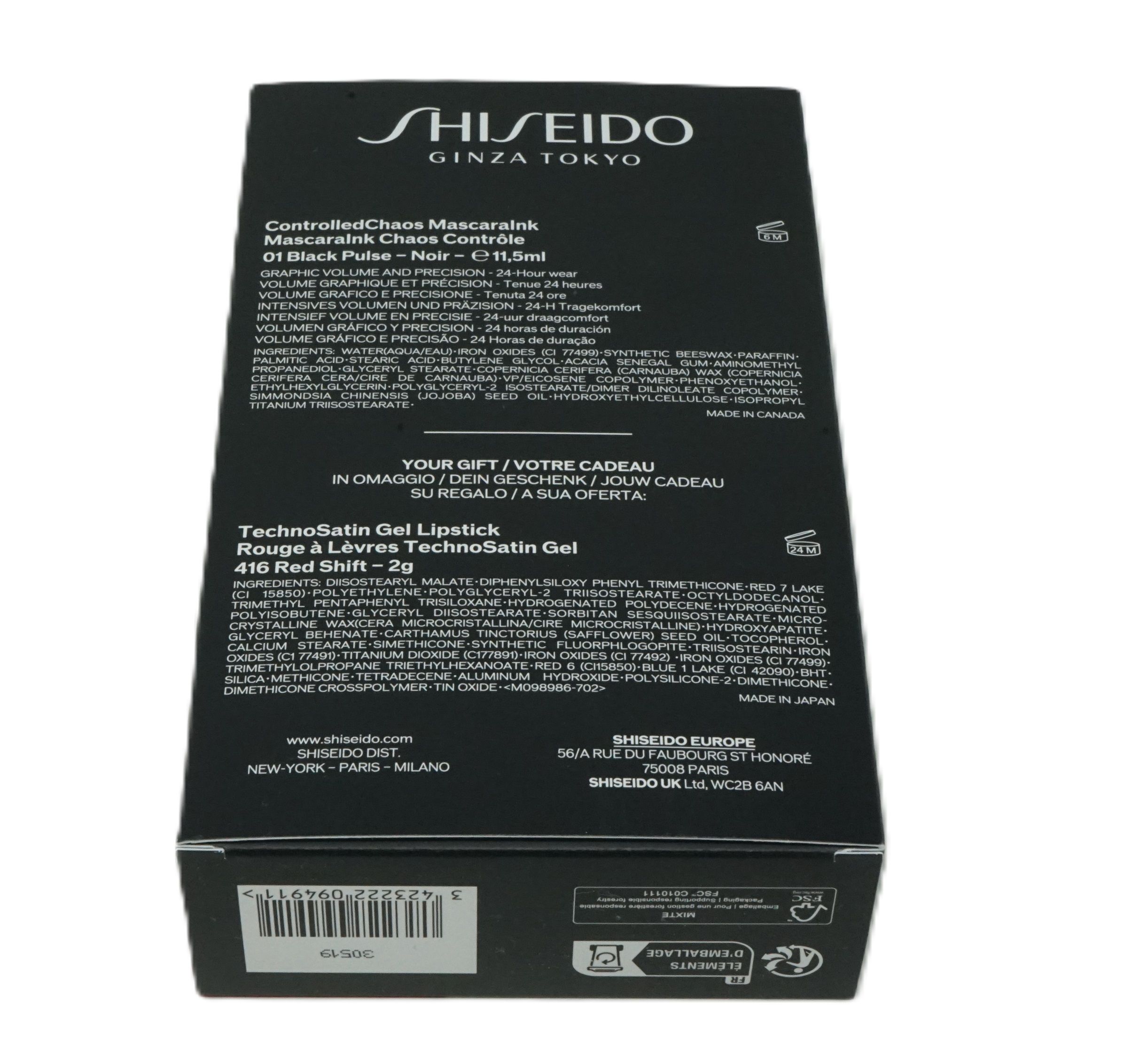 Shiseido Shi Masc Controlledchaos Set für Perfekte Wimpern