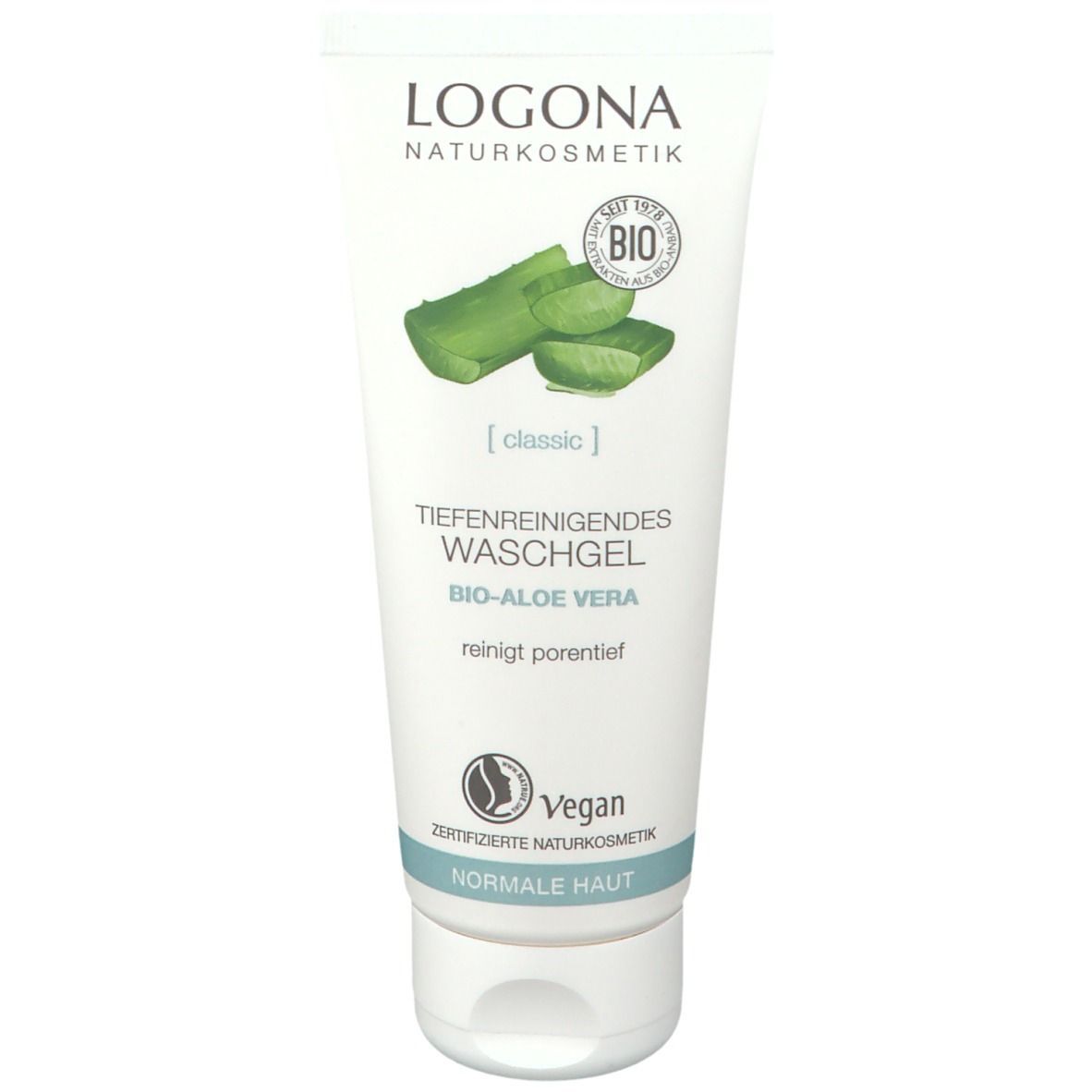 Logona Bio-Aloe Vera Tiefenreinigendes Waschgel Reinigungsgel