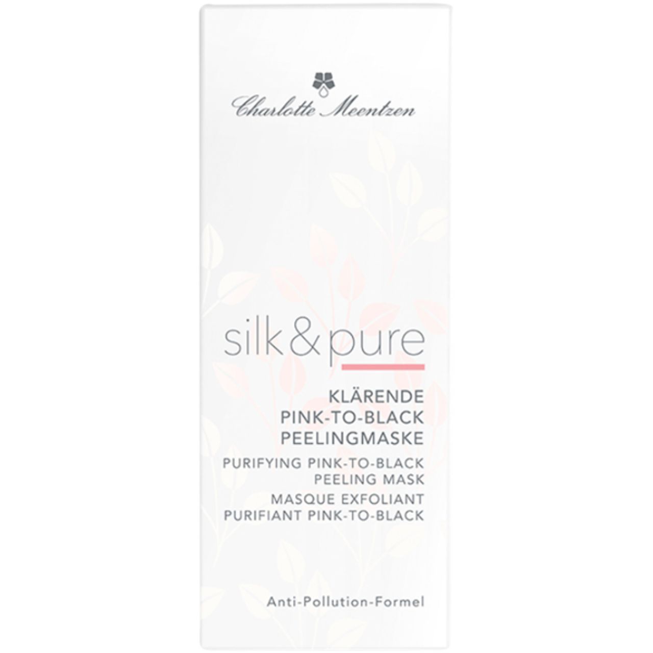 Charlotte Meentzen, Silk & Pure Klärende Pink-to-Black-Peelingmaske 50 ml Maske