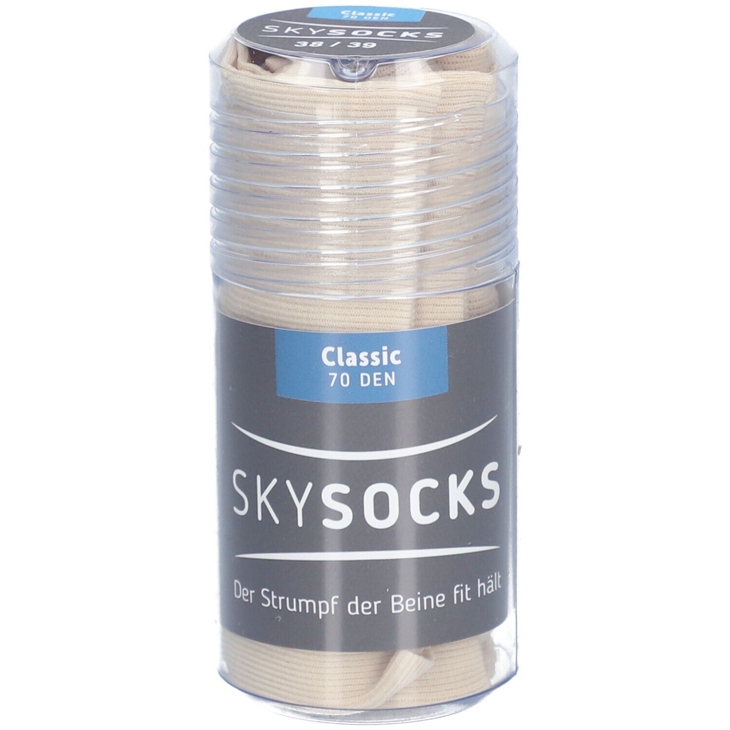 Skysocks Bas de compression 70 den AD 38/39 Sable