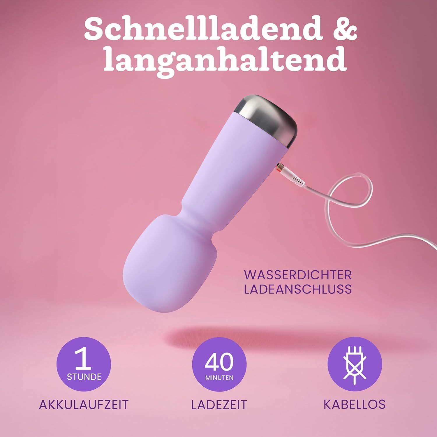 Oliver James Mini Vibrator Flieder