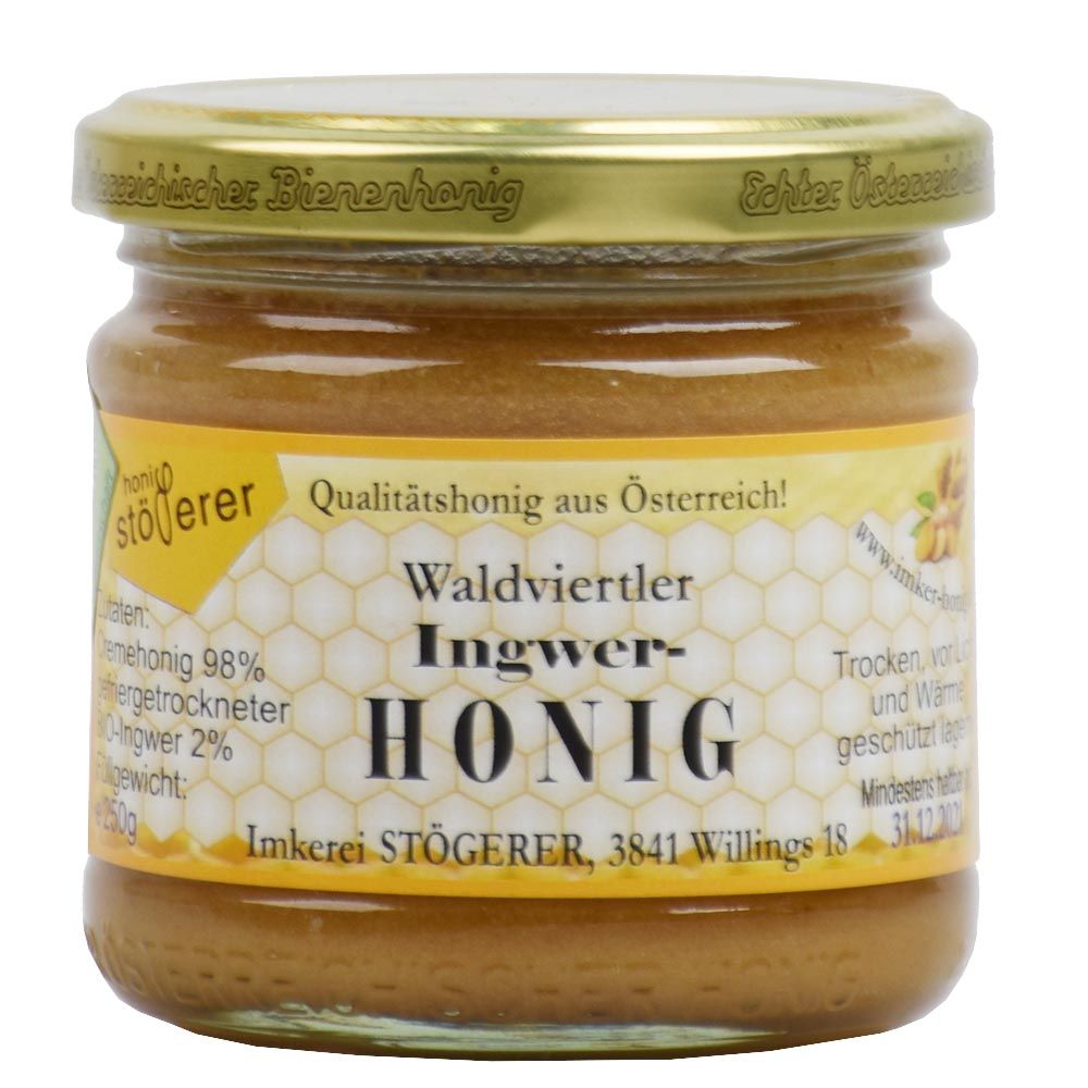 Bio Honig mit Ingwer 250 g
