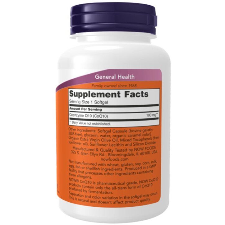 Now Foods, CoQ10, 100mg