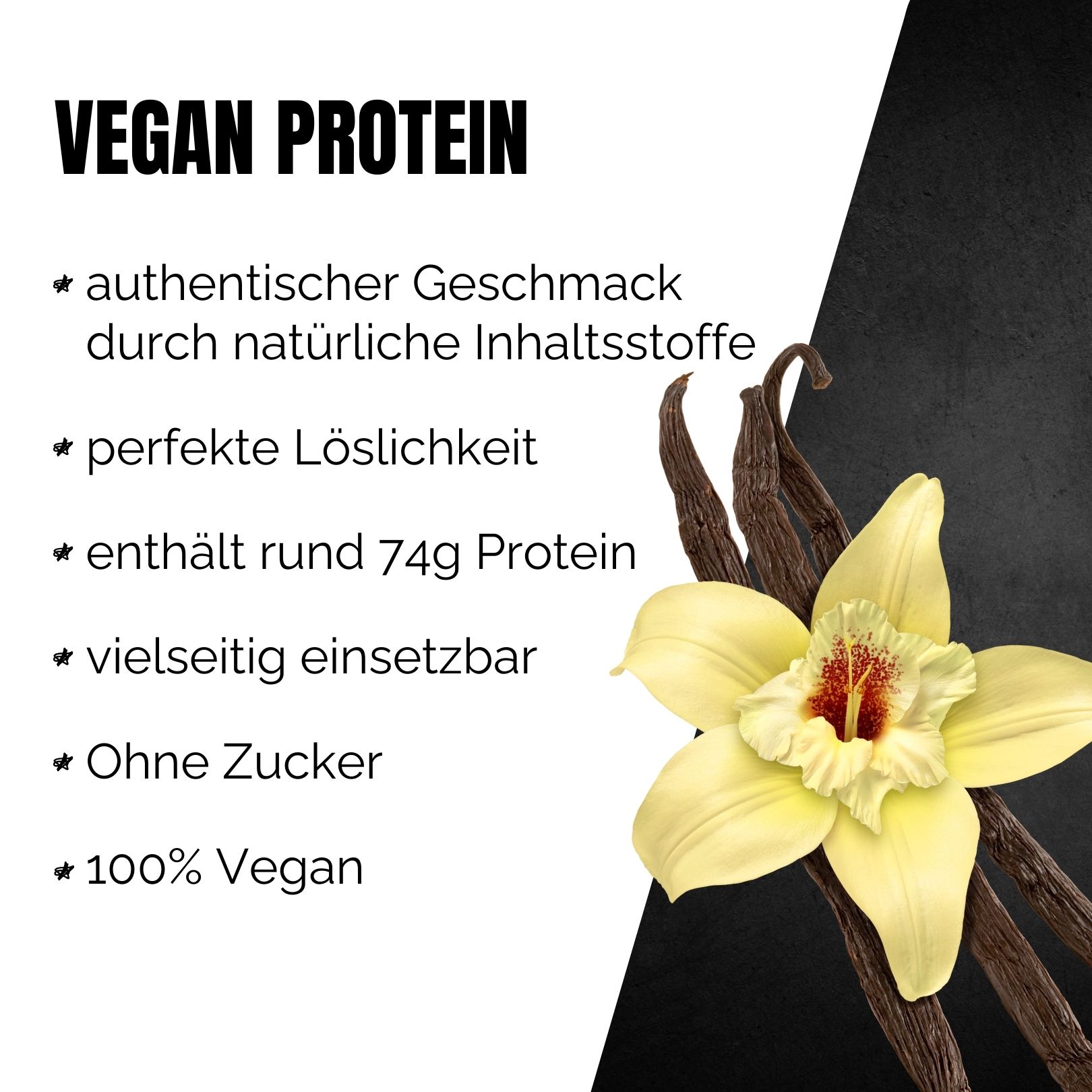 Bios Nutrition Vegan Protein - pflanzliches ohne Laktose & Soja 1800 g Pulver