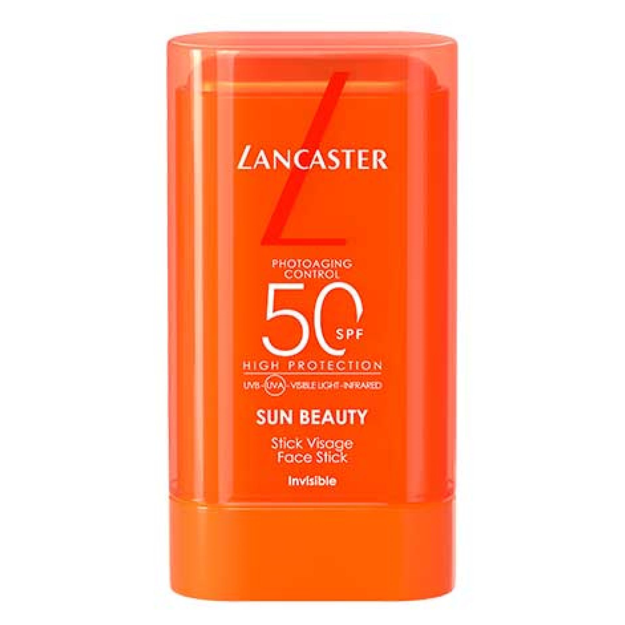 Lancaster Sun Beauty Face Stick SPF 50, hoher Schutz, unsichtbar.