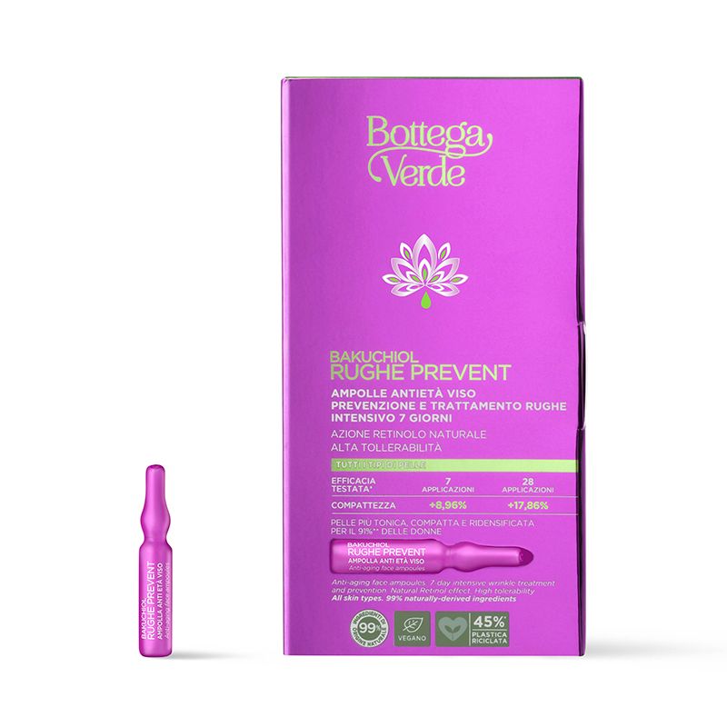 Bottega Verde Bakuchiol - Rughe prevent - Ampolle anti età viso