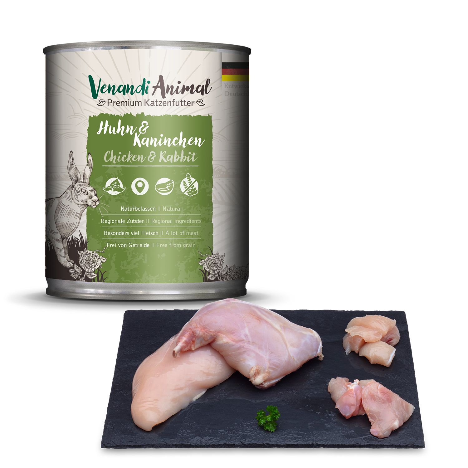 Venandi Animal - Huhn & Kaninchen