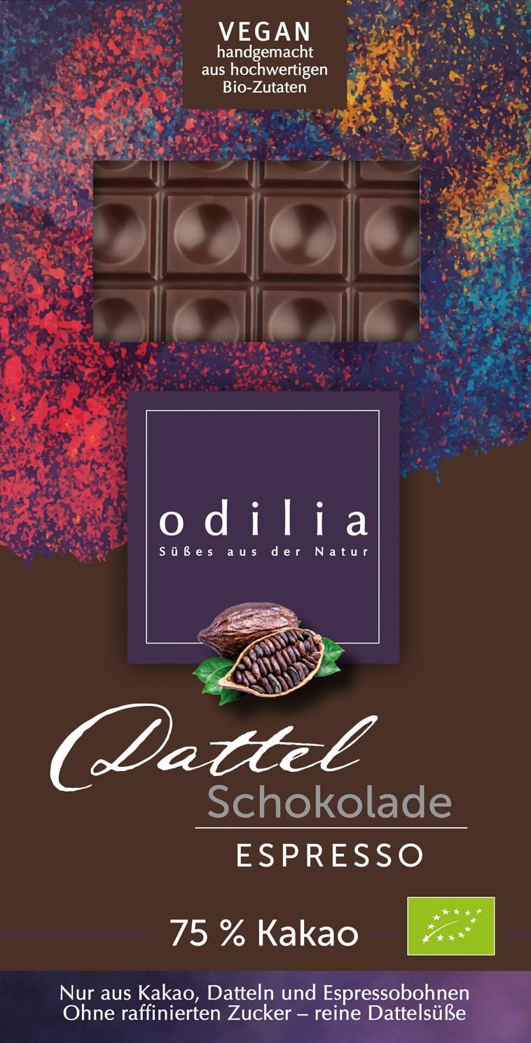 odilia Bio Dattel Schokolade mit Espresso 70 g