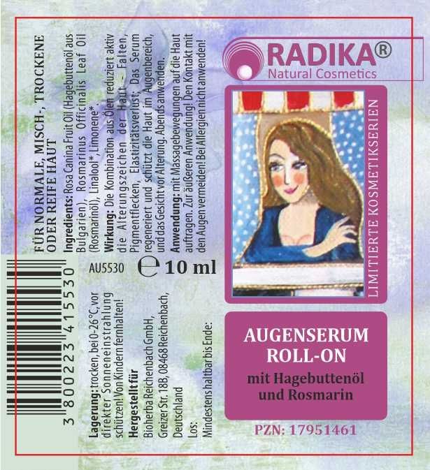 Bioherba Augenserum Roll-on mit Hagebuttenöl und Rosmarin