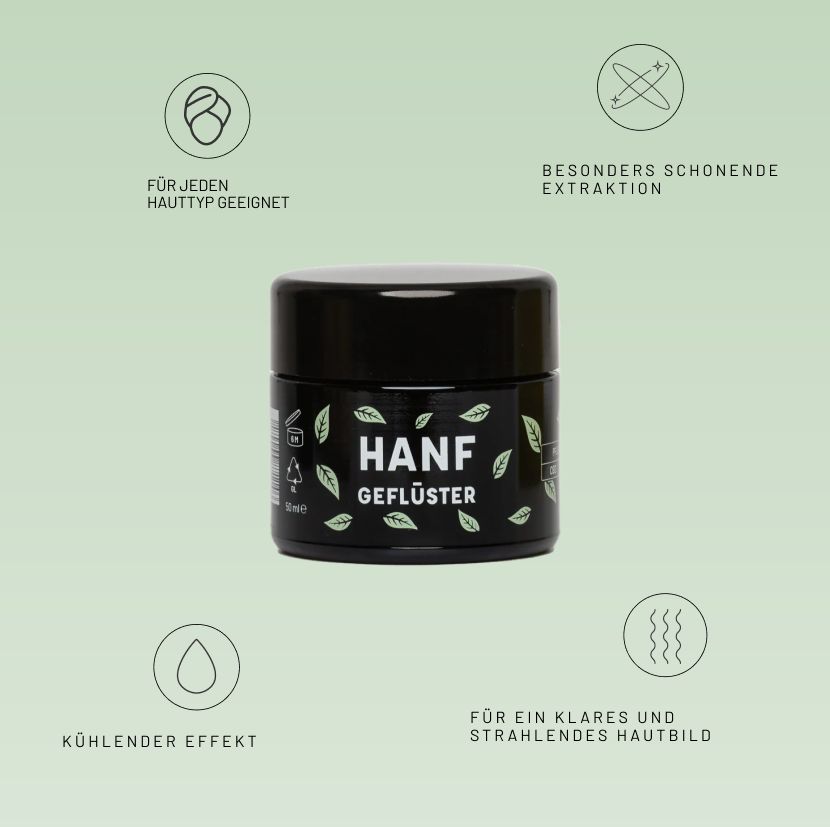 Hanfgeflüster CBD Detox Maske 50 ml Gesichtsmaske