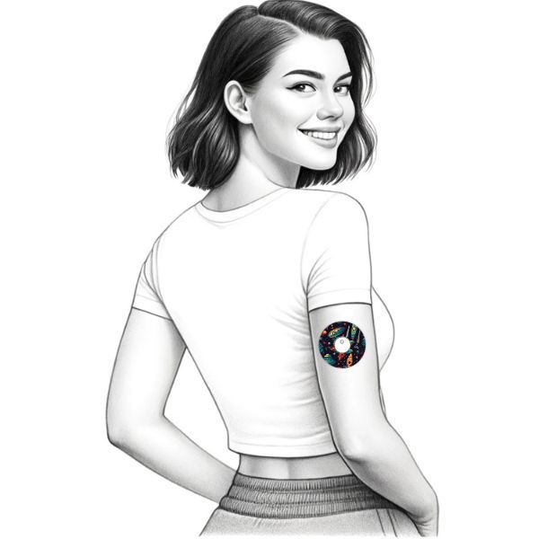 Diasticker® Freestyle Libre 3 / 3 Plus Fixiertapes "Stars of the Universe"