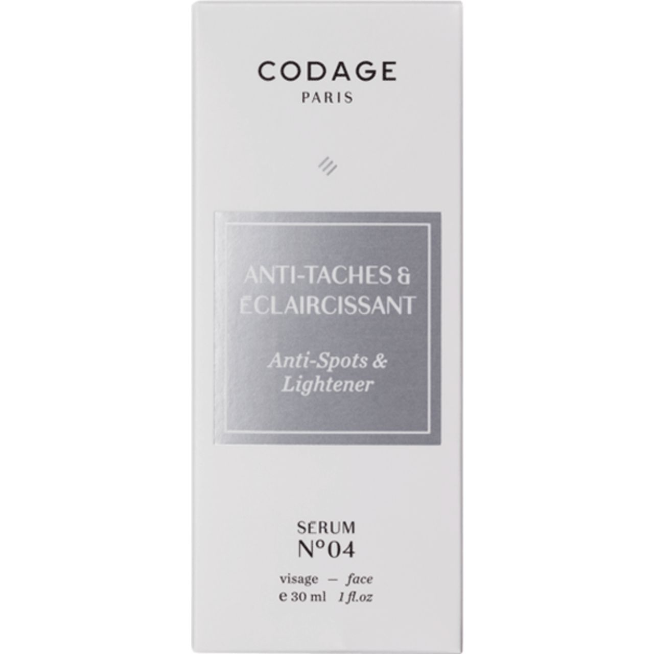 Codage, Sérum N°04 Anti-Taches & Éclaircissant 30 ml Serum