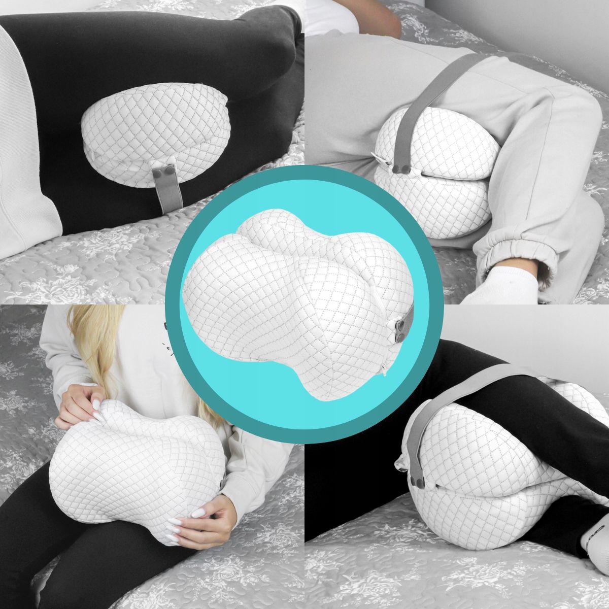 Medi Sleep Orthopädisches Kniekissen aus Memory-Schaum
