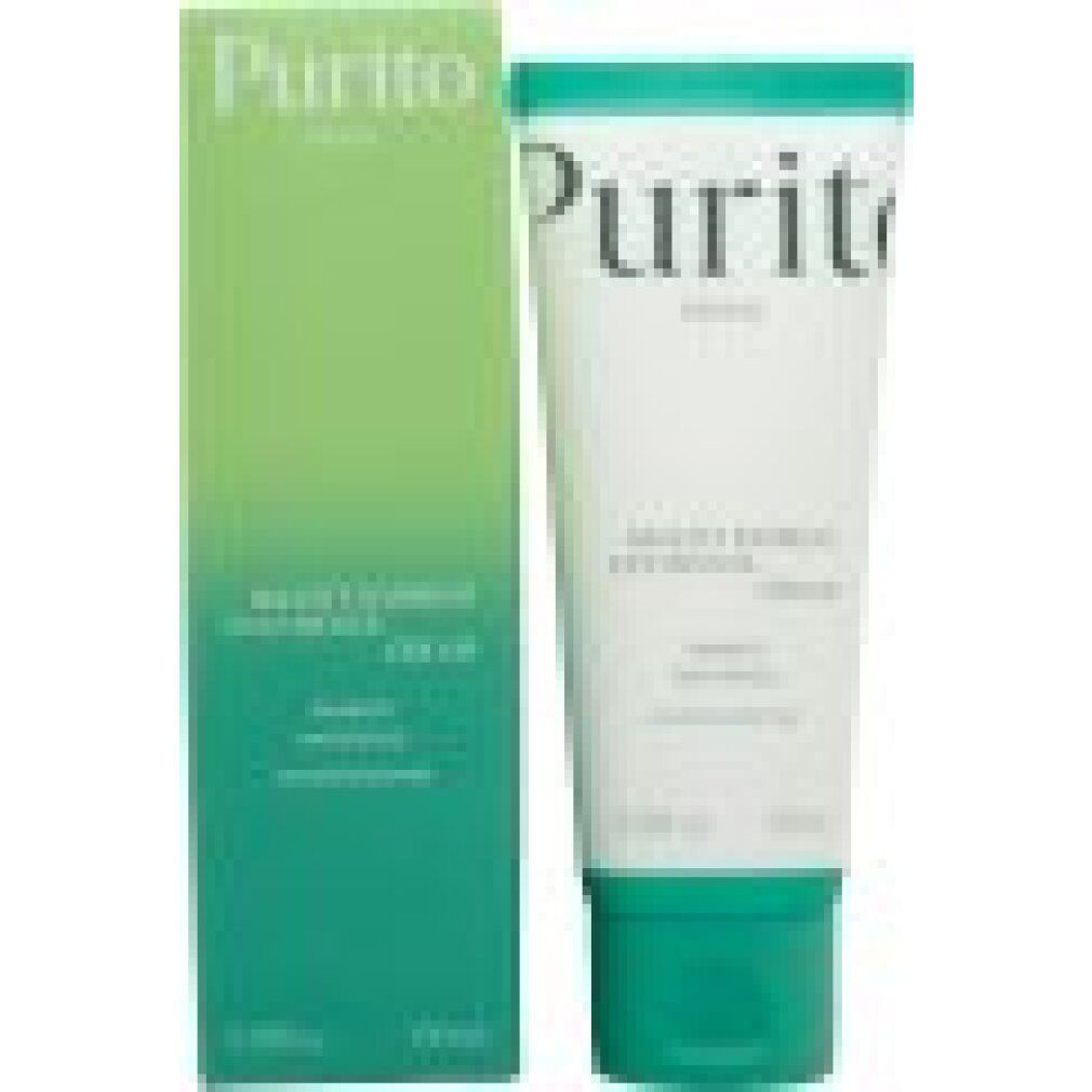 Purito Mighty Bamboo Panthenol Cream Tube und Umverpackung.