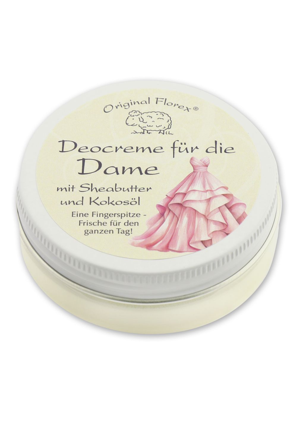 Deocreme Samt für die Dame mit Sheabutter und Kokosöl