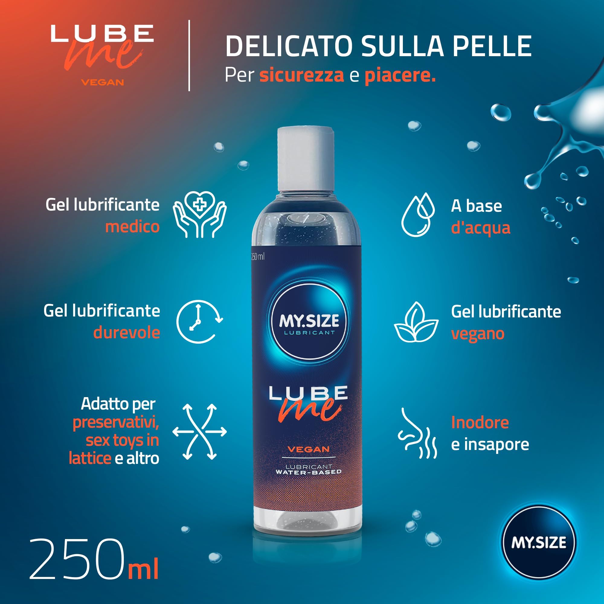 MY.SIZE Lube Me Premium Gleitgel Vegan