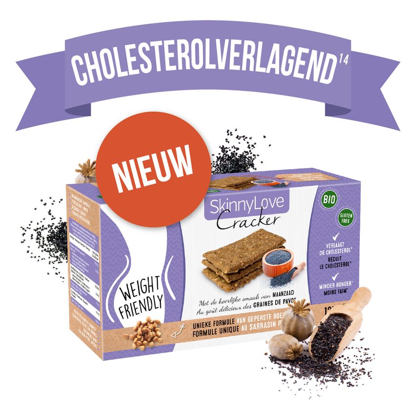 SkinnyLove Knäckebrot Mohn