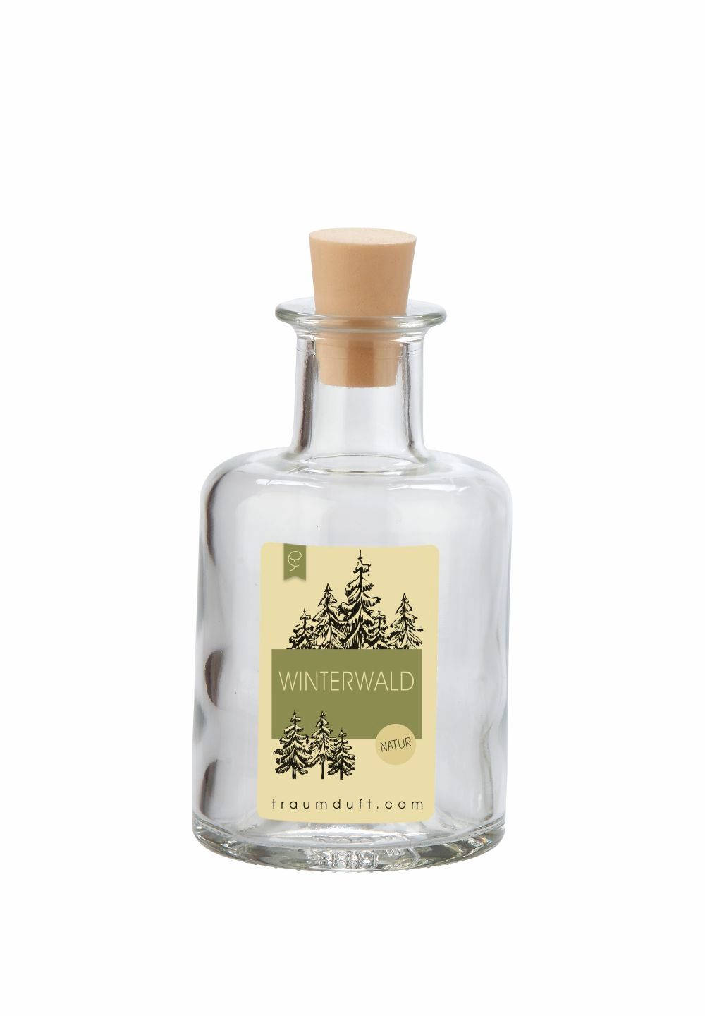 Traumduft Mikado Raumduftflakon Winterwald mit Peddigrohr Stäben