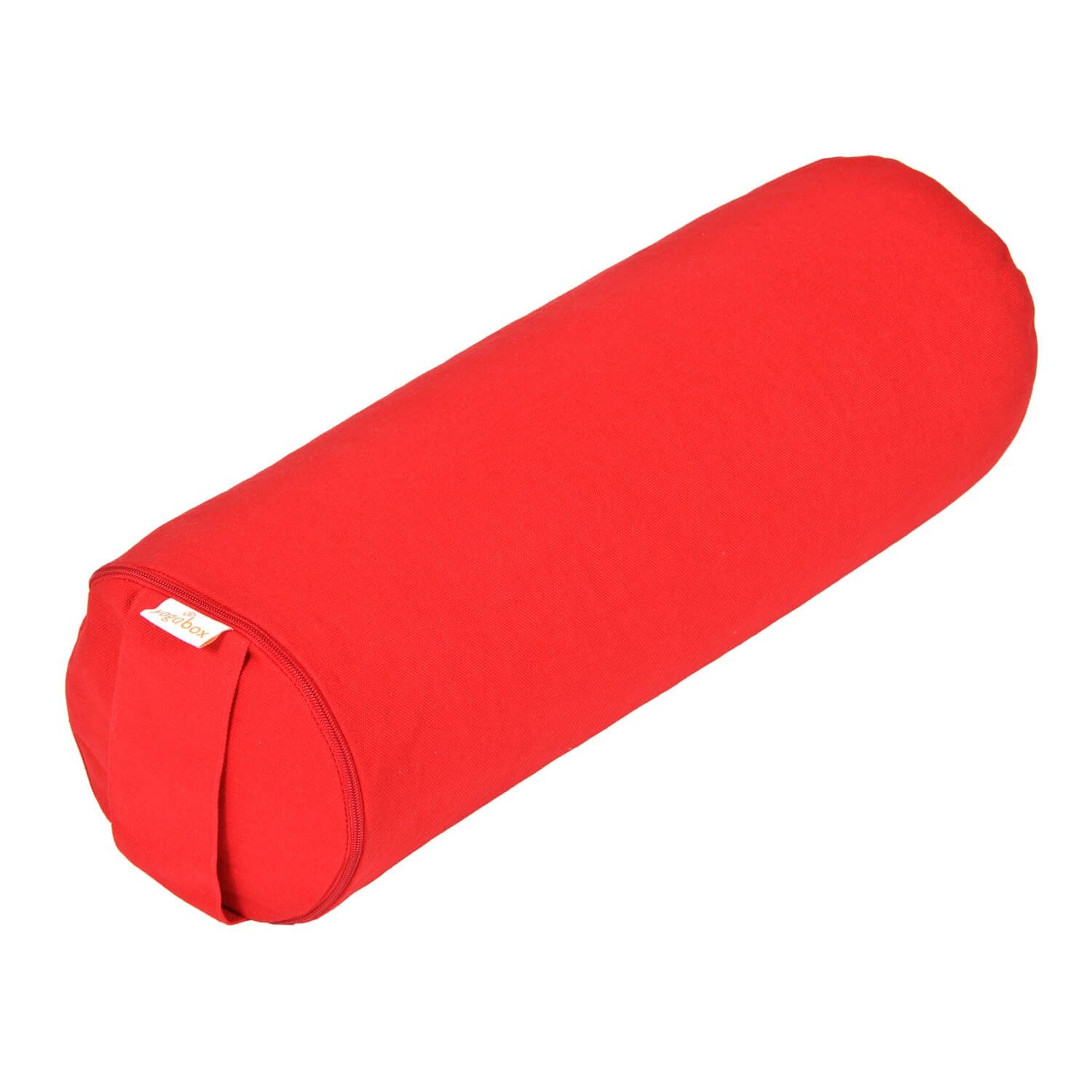 yogabox Yoga MINI BOLSTER / Nackenrolle BASIC - rot - 38 x 15 x 15,0 cm