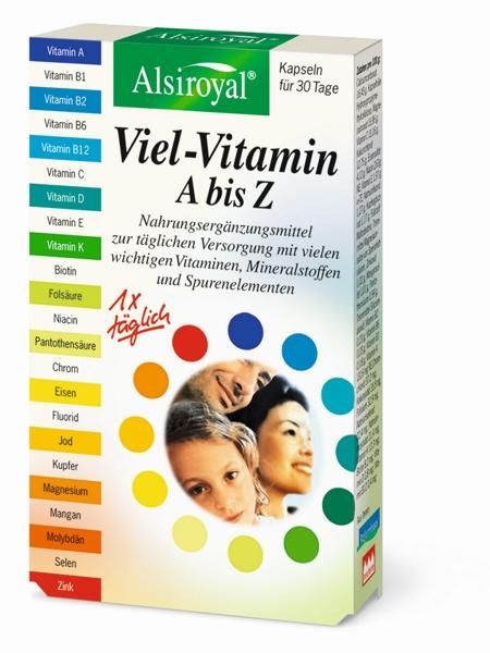 Alsiroyal Viel-Vitamin A-Z 30Kapseln