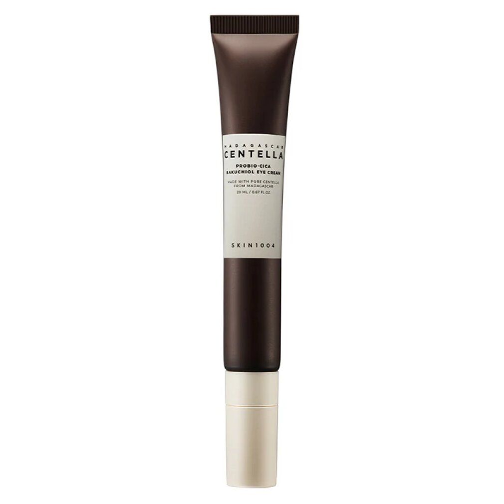 SKIN1004 Probio-Cica Bakuchiol Augencreme Tube, isoliert auf weißem Hintergrund.