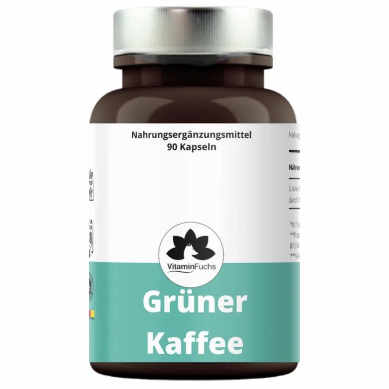 Grüner Kaffee Kapseln von VitaminFuchs 90 St
