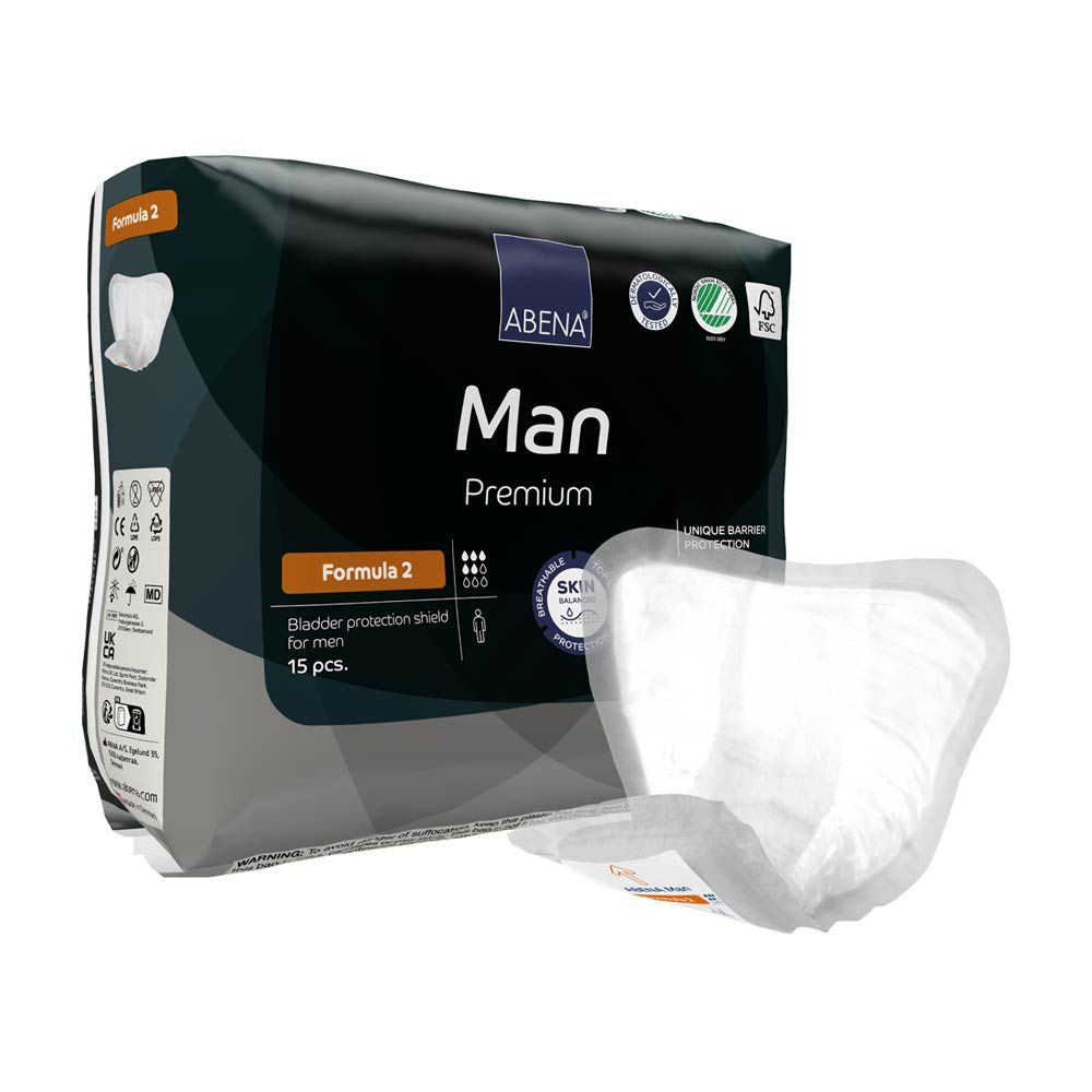 Abena Man Premium formula 2 Einlagen 15 St