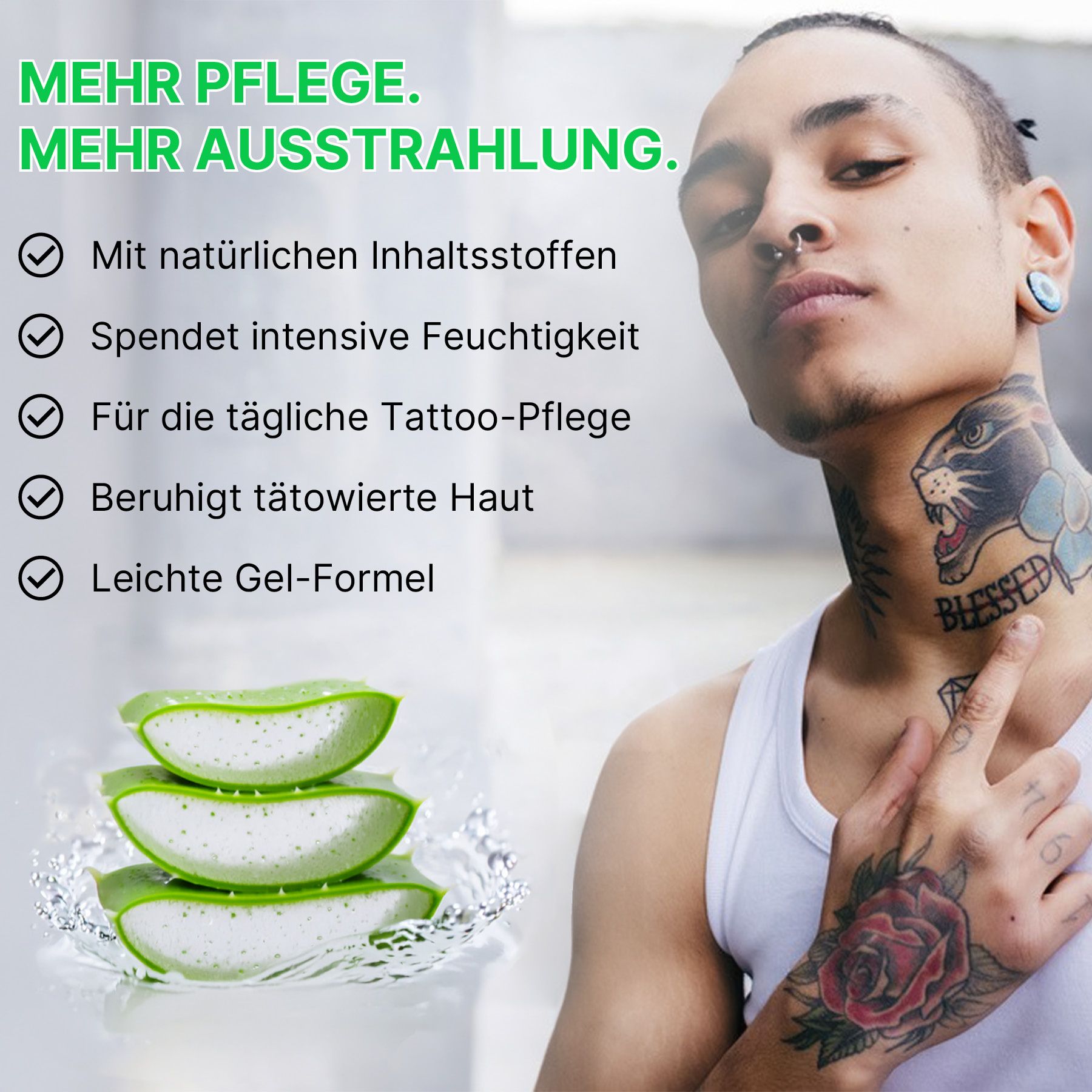 ALIVER Tattoocreme  für die Tattoopflege Aftercare