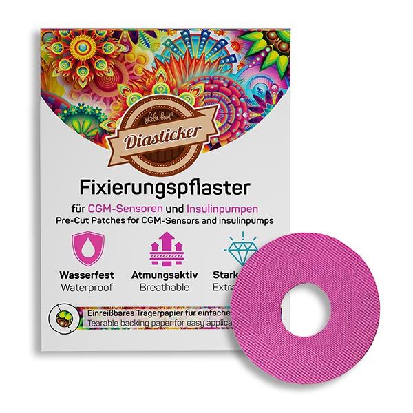 Diasticker® FreeStyle Libre 3 Fixierpflaster 'Pink' 10 St